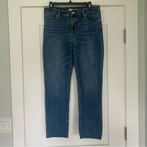 Women’s Old Navy Blue Power Jeans Aka The Perfect Straight Ankle